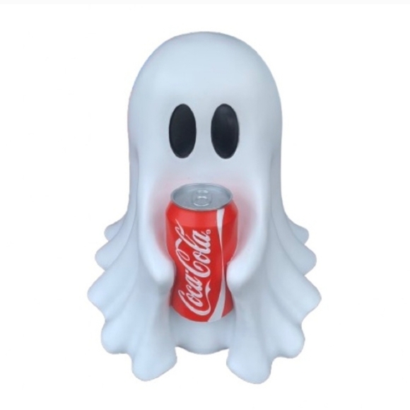 🔹️COCA-COLA🔹️ Ghost Figurine Holding Coke Can Halloween Decor 2025 - Picture 1 of 4